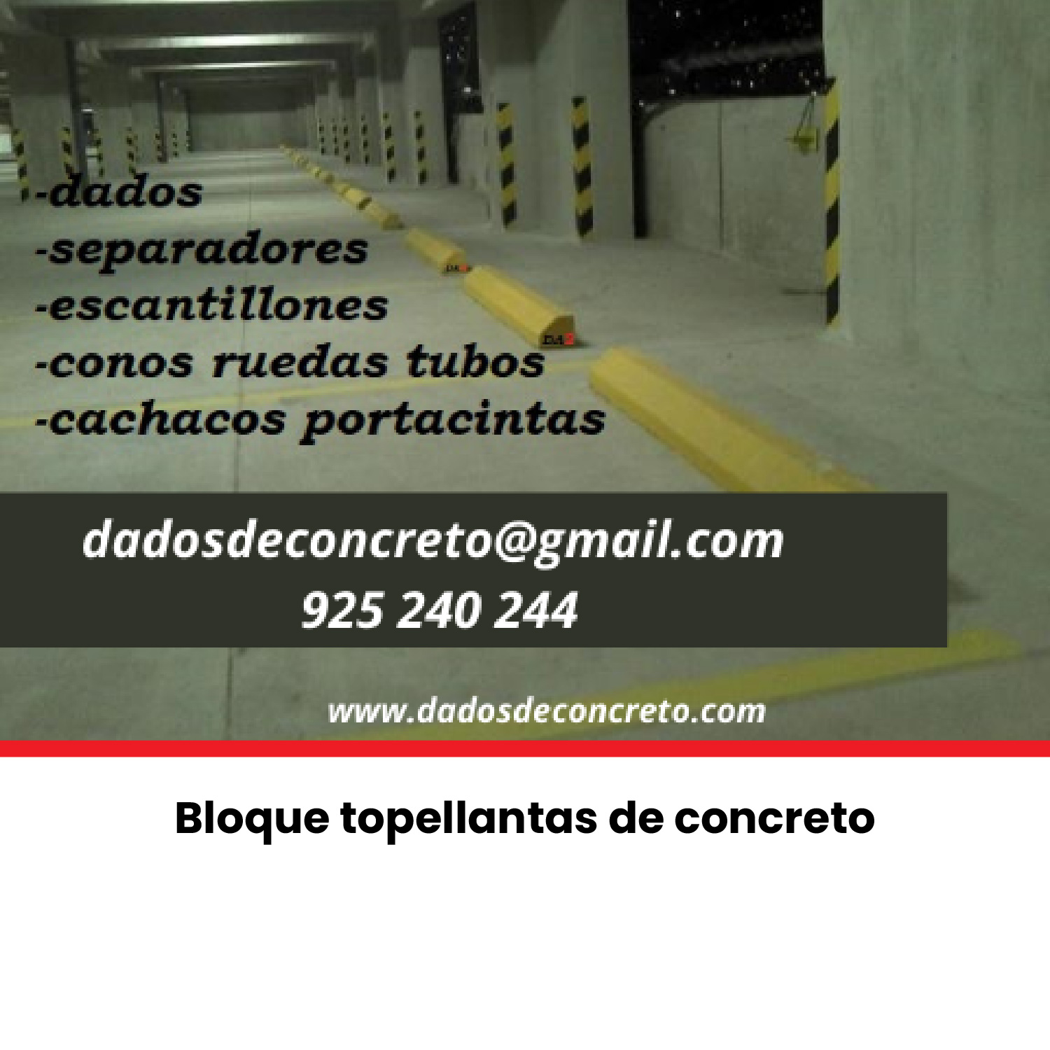 Imagen del producto TOPELLANTAS DE CONCRETO